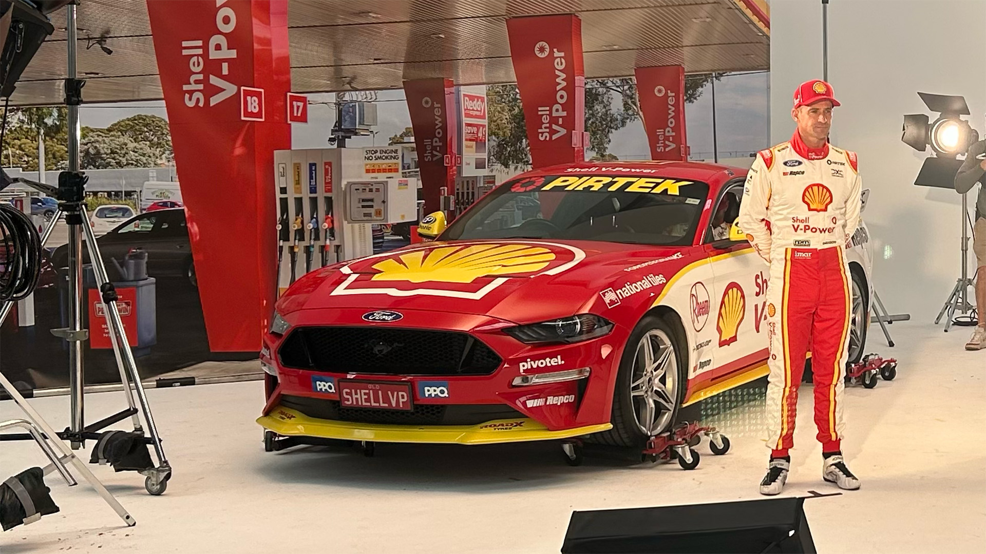 Behind the scenes, Shell V-Power Racing shoot